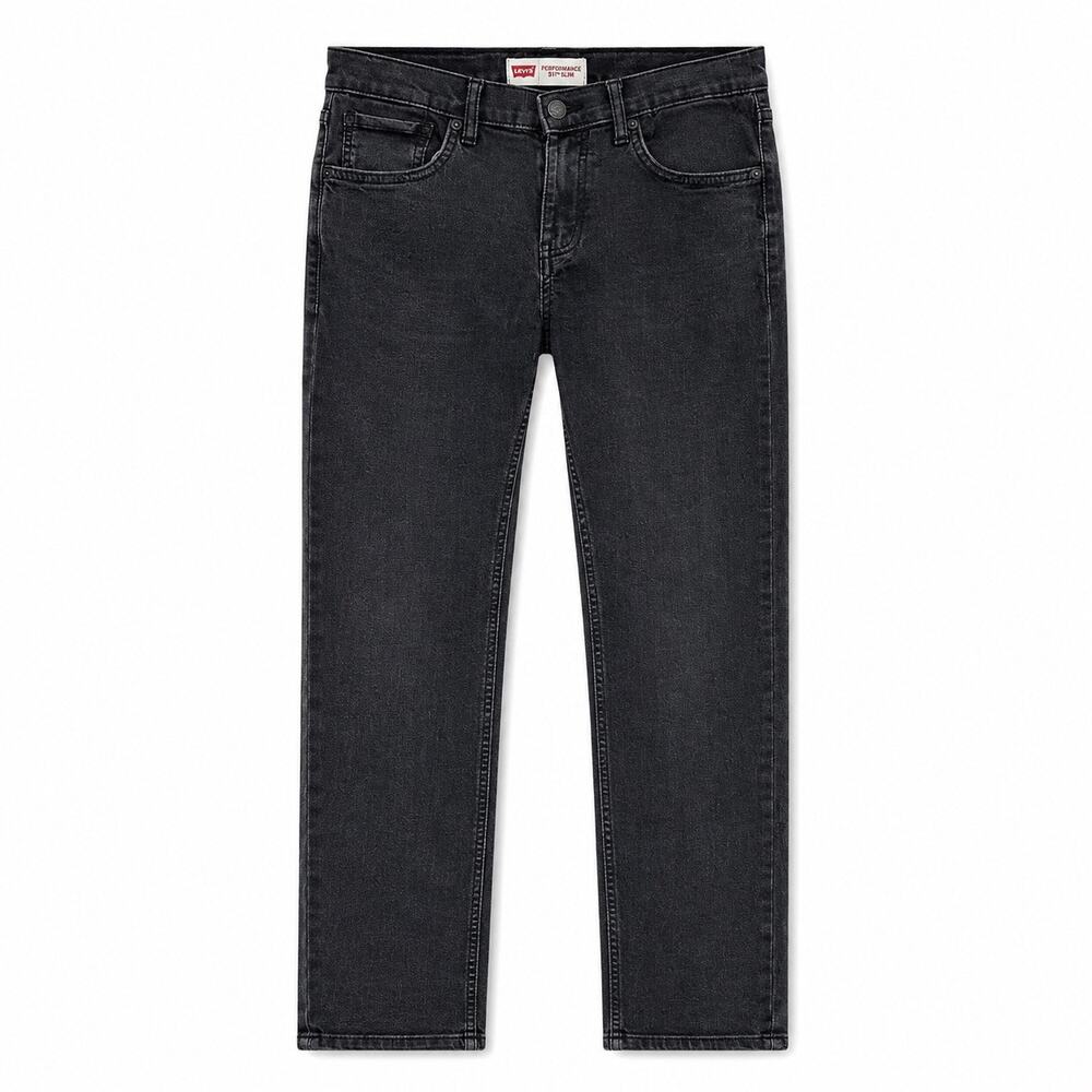 Levi’s 511 Performance Boys Size 16 Regular Black Slim Stretch Jeans 28x30